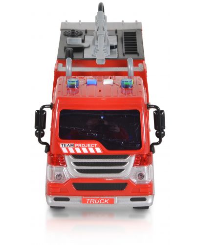 Детска играчка Moni Toys - Пожарен камион с помпа, 1:16 - 4