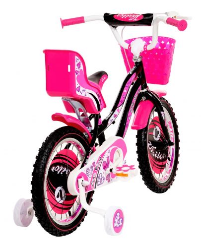 Детски велосипед Venera Bike - Little Heart, 16'', розов - 4