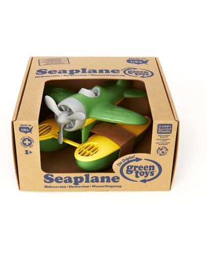 Детска играчка Green Toys - Морски самолет, зелен - 5