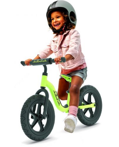 Детско колело за баланс Chillafish - Charlie Sport 12′′, светлозелено - 2