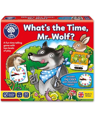Orchard Toys Детска образователна игра Колко е часът, г-н Вълк - 1