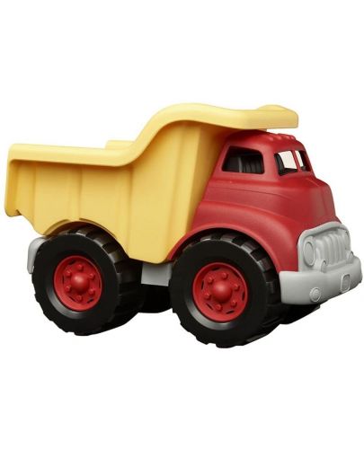 Детска играчка Green Toys - Самосвал, червено и жълто - 1