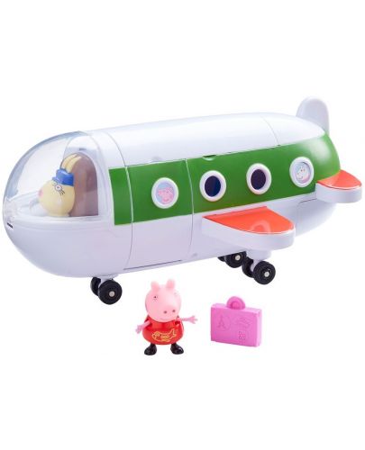 Детска играчка Peppa Pig - Самолет с фигура - 2