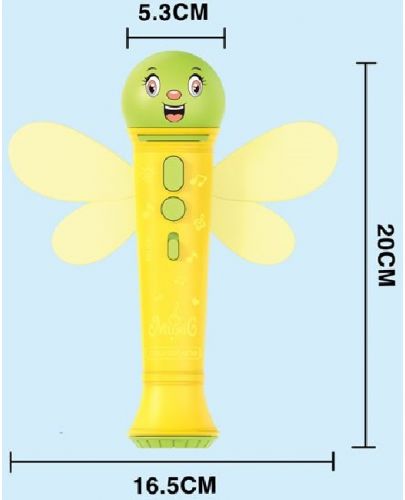 Детска играчка Raya Toys - Микрофон - Пчела - 2