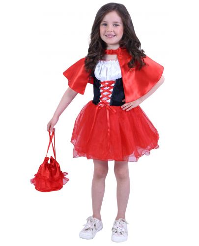 Детски карнавален костюм Rappa - Червената шапчица, 3 части, S (80-90 cm) - 2