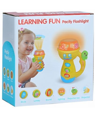 Детска играчка Raya Toys - Интерактивно фенерче - 5