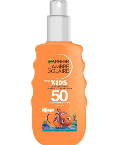 Garnier Ambre Solaire Kids Детски слънцезащитен спрей Nemo, SPF 50, 150 ml - 1