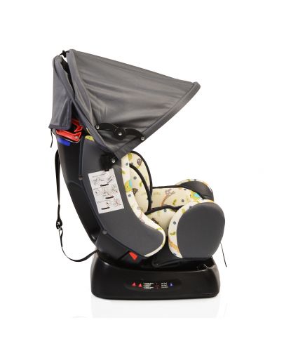 Детско столче за кола Moni - Guardian, 0-25 kg, сиво - 2