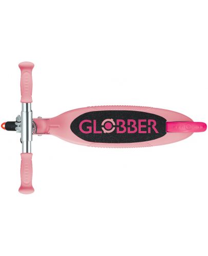 Детска тротинетка Globber - Flow Foldable Junior Lights, розова - 9