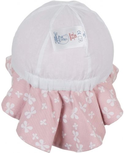 Детска лятна шапка с UV 50+ защита Sterntaler - С цветя, 53 cm, 2-4 години - 4