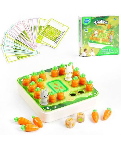 Детска смарт игра Hola Toys Educational - Зайчета и моркови - 1