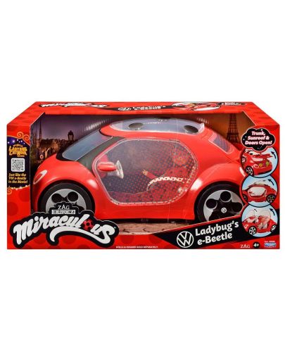 Детска играчка Zag Play Miraculous - Колата на Калинката VW Beetle - 2