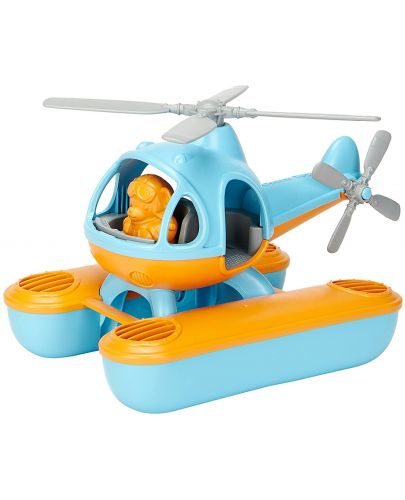 Детска играчка Green Toys - Морски хеликоптер, син - 1