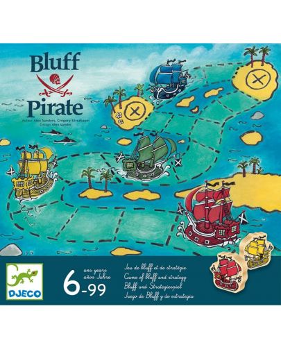 Детска игра Djeco - Блъфиращият пират - 1