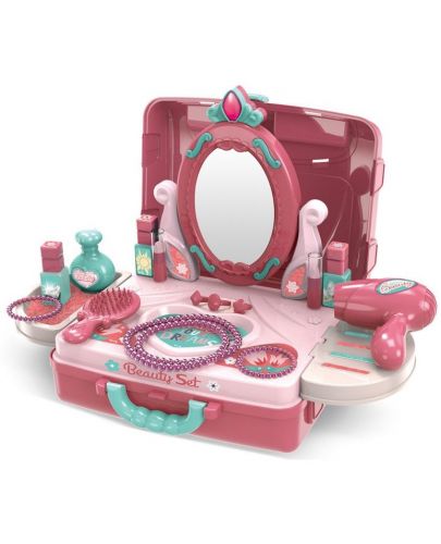 Детска тоалетка Buba Beauty - Розова - 1