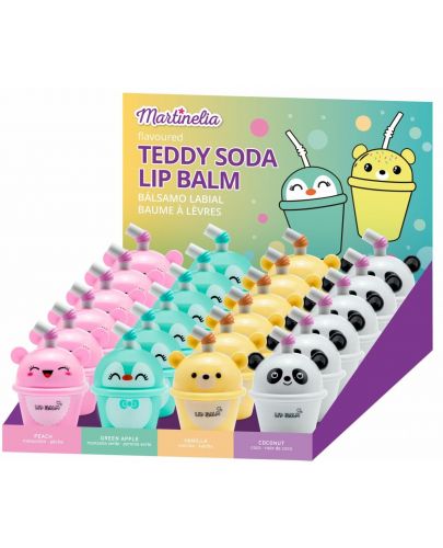 Детски балсам за устни Martinelia - Тeddy soda , асортимент - 1
