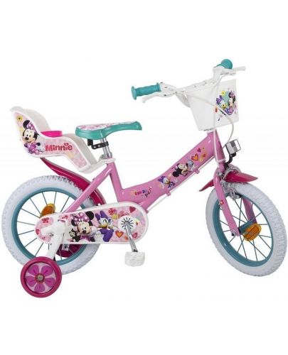 Детски велосипед Huffy - 14", Minnie, розов - 1