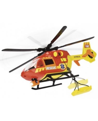Детска играчка Dickie Toys - Спасителен хеликоптер, със звуци и светлини - 5