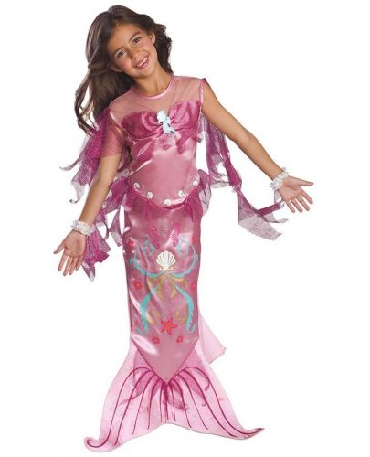 Детски карнавален костюм Rubies - Русалка, розов, 9-10 години - 1