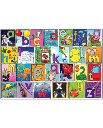Детски пъзел Orchard Toys - Голяма азбука, 26 части - 2