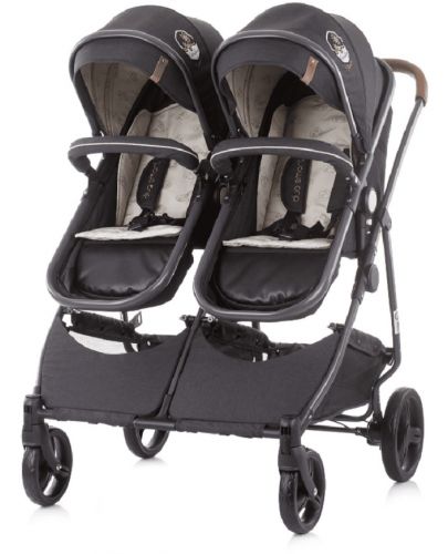 Детска количка за близнаци Chipolino - ДуоСмарт, ванилия - 1