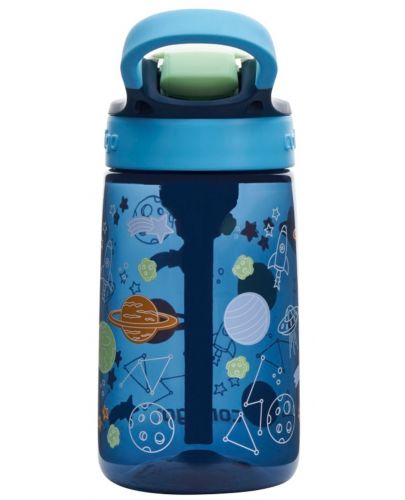 Детска бутилка за вода Contigo Easy Clean - Blueberry Cosmos, 420 ml - 4