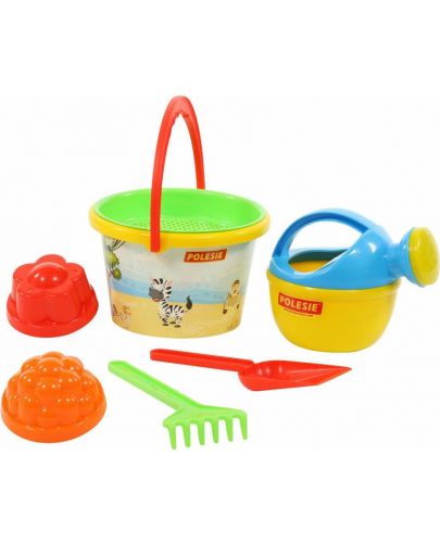 Детски плажен комплект Polesie Toys, 7 части, асортимент - 1