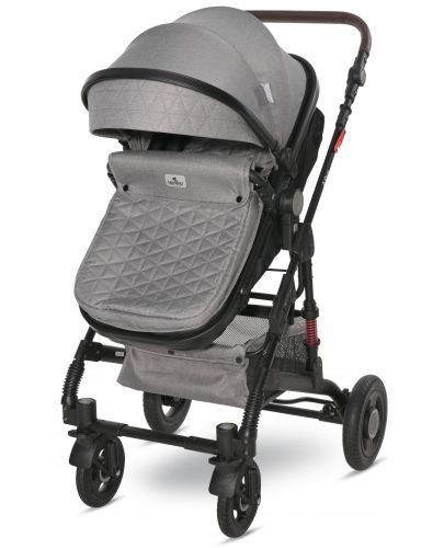 Детска количка Lorelli - Alba, Premium Set, Opaline Grey - 8