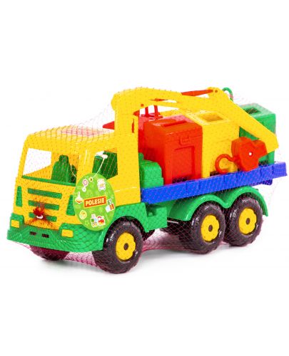Детска играчка Polesie Toys - Камион за боклук с аксесоари - 2