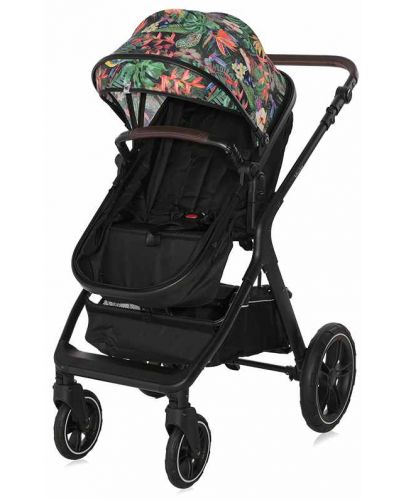 Детска количка Lorelli - Viola, Tropical flowers - 4