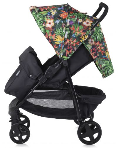 Детска лятна количка с покривало Lorelli - Martina, Tropical Flowers - 3
