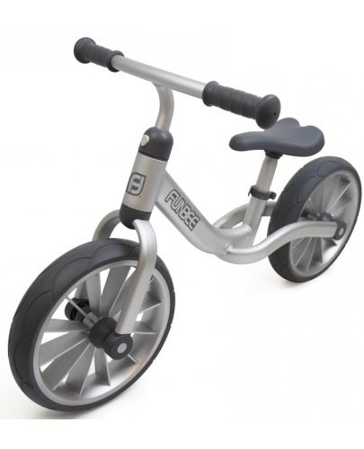 Детско колело за баланс D'Arpeje - 12", без педали, сиво - 1