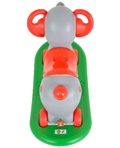 Детска играчка за люлеенe Pilsan - Слонче, сива - 5
