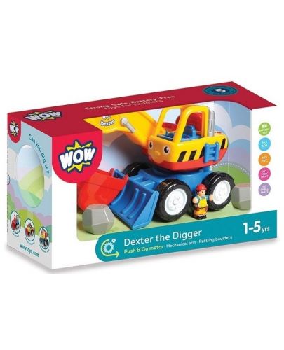 Детска играчка WOW Toys - Багерчето на Декстър - 2