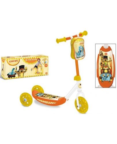 Детски скутер с 3 колела Mondo - Circus, My first scooters - 1
