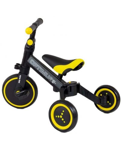 Детско колело 3 в 1 Milly Mally - Optimus, жълто - 2