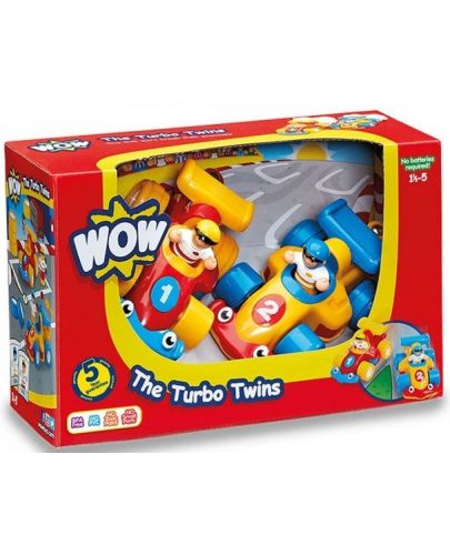 Детска играчка WOW Toys - Колички турбо близнаци - 2