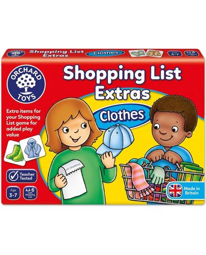 Детска игра Orchard Toys - Списък за пазаруване с дрехи - 1