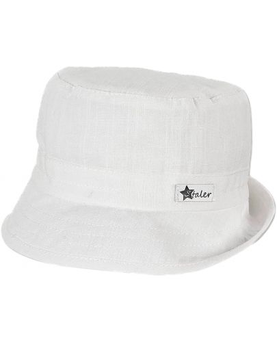 Детска лятна шапка с UV 50+ защита Sterntaler - 47 cm, 9-12 месеца, екрю - 1