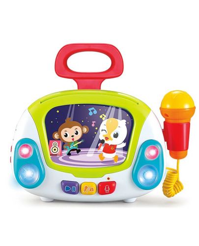 Детска играчка Hola Toys - Караоке с микрофон - 1