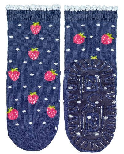 Детски чорапи със силиконова подметка Sterntaler - Ягоди, 21/22, 18-24 месеца - 1