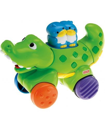 Детска играчка Fisher Price Press&Go - Крокодил - 1