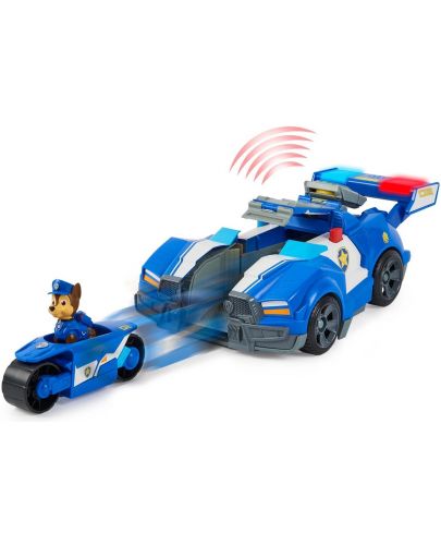 Детска играчка Spin Master Paw Patrol - Трансформираща се полицейска кола, Чейс - 2