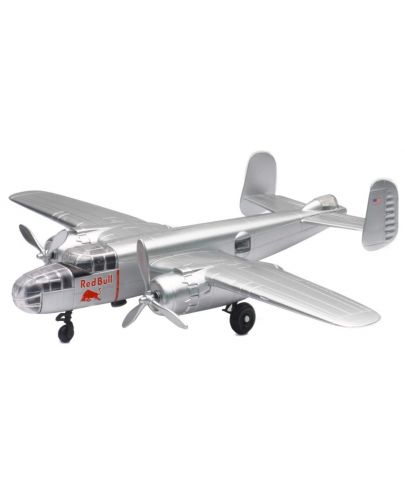 Детска играчка Newray - Самолет B-25 Mitchell Red Bull, 1:72 - 1