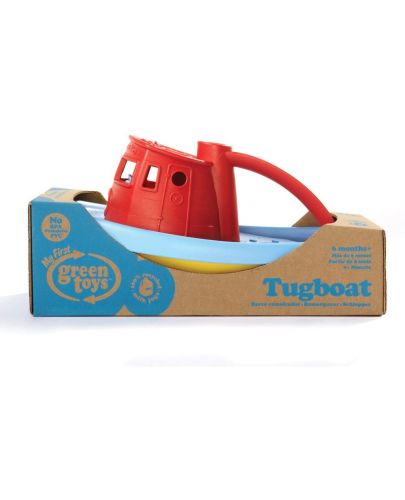 Green Toys: Tug Boat Red - 4