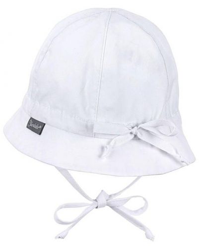 Детска лятна шапка с UV 50+ защита Sterntaler - 43 cm, 5-6 мeсеца, бяла - 3