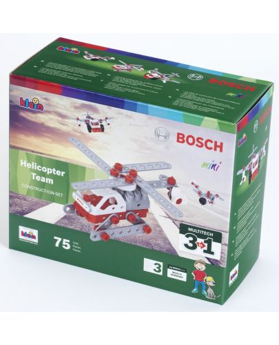 Детски комплект за сглобяване Klein - Хеликоптер 3 в 1 Bosch - 1
