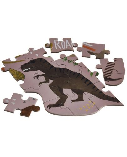 Детски пъзел Floss & Rock - Динозаври, 80 части - 4