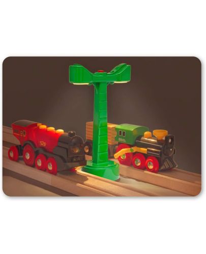 Дестка играчка Brio - Осветление за железопътно трасе - 6
