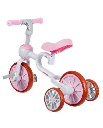 Детски велосипед 3 в 1 Zizito - Reto, розов - 2